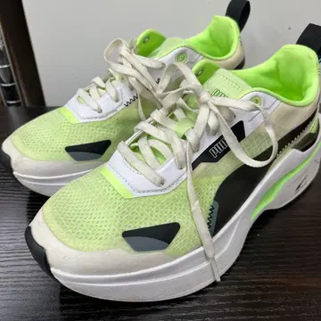 24cm 푸마 코스모 라이더 통굽 스니커즈 그린