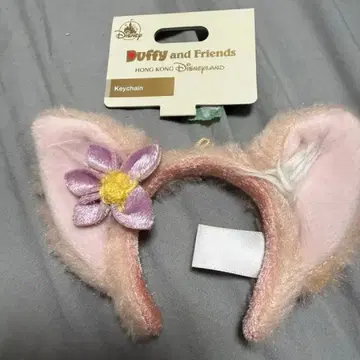홍콩 디즈니랜드 리나벨 머리띠 키체인 머리띠 홀더