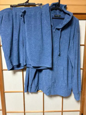 셋업 후드티 하프 팬츠