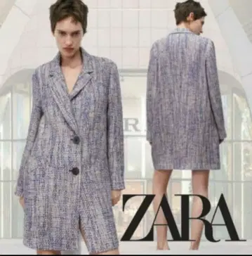 ZARA 트위드 코트 자켓