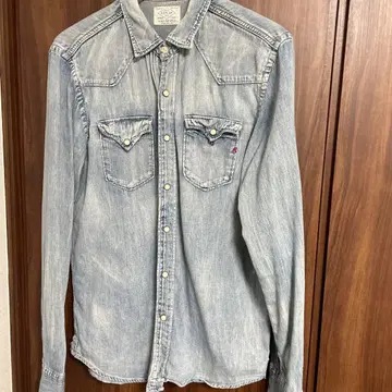 리플레이 데님 셔츠 L