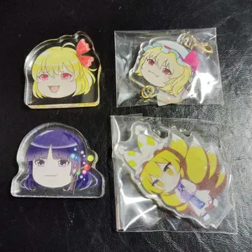 아크릴 키링 4개 세트