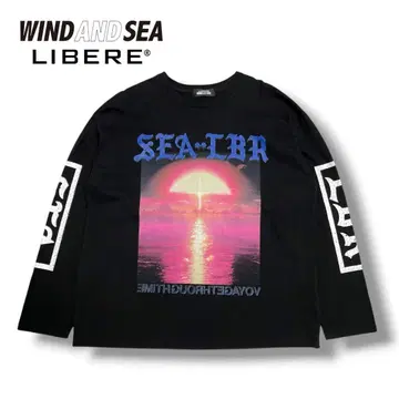 WIND AND SEA 24SS LIBERE 그래픽 긴팔 T셔츠