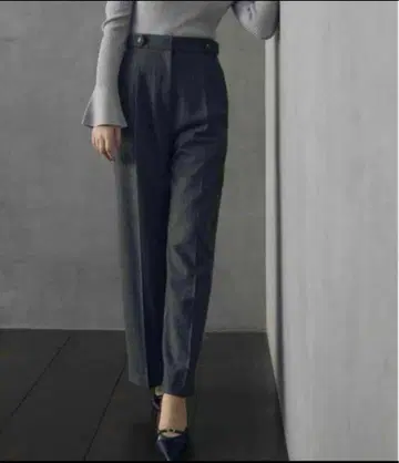 [새상품] HerliptoPin-Stripe Wide Leg Pants