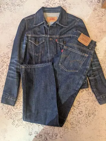 [ Levi's ] 리바이스 데님 자켓 & w515 청바지 세트