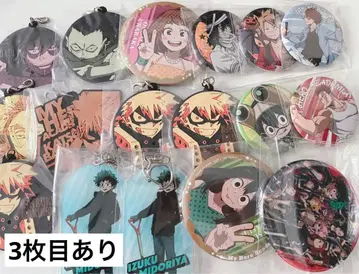 나의 히어로 아카데미아 묶음 판매 캔뱃지 러버 스트랩 아크릴 키링