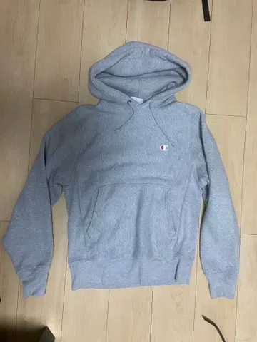 Champion Reverse Weave 후드티 S 사이즈 그레이