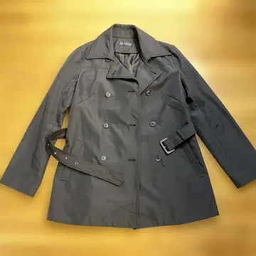 For Season 블랙 트렌치코트 9AR