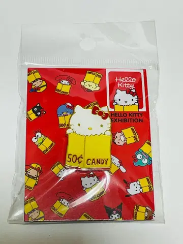 미개봉 새상품 헬로키티전 50주년 핀 배지