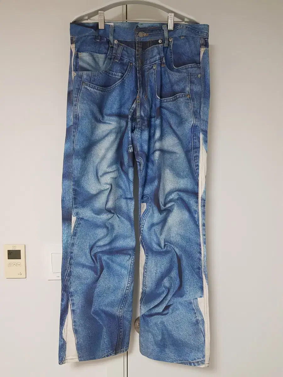 [M] Typing Mistake Digital Printing Denim Jin