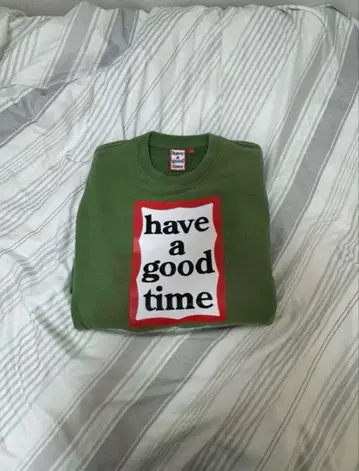 have a good time 트레이닝복 올리브 그린