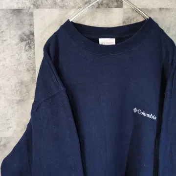 컬럼비아 맨투맨 트레이닝복 네이비 L A28,4