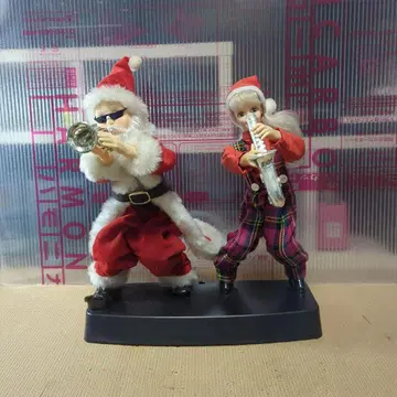 ( 레트로 정크 상품 ) 재지 산타 & 미세스 클로스 댄싱 산타