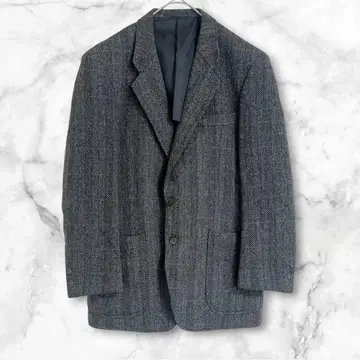 밀리오 그레이 테일러드 자켓 겉옷 울 혼방 M 상당 심플