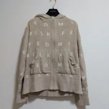 밀크 페도 풀오버 후드티 플러피 베이지 F