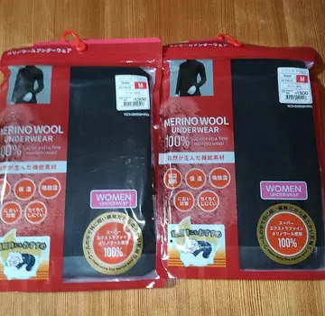 워크맨 여성용 메리노울 터틀넥 M 사이즈 2장 세트