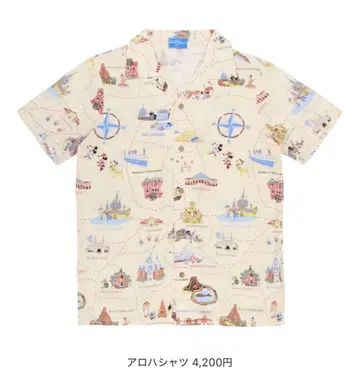 도쿄 디즈니 리조트 지도 디자인 S 사이즈 2벌 세트