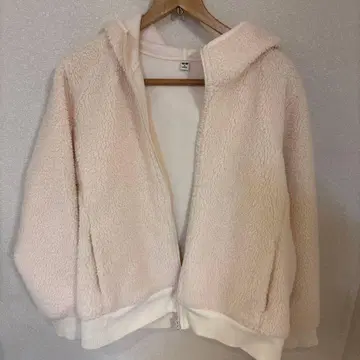 UNIQLO 유니클로 방풍 블록 테크 플리스 보아 후드티