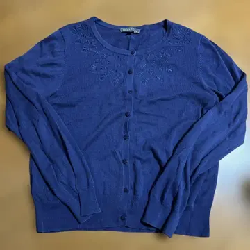 LAURA ASHLEY 네이비 가디건 M