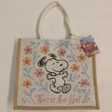 [ 미사용 새상품 ] 대만 스누피 쇼핑백 토트백