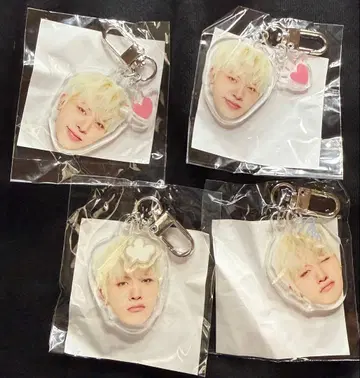 TREASURE 얼굴 아크릴 키링 정환 희로애락