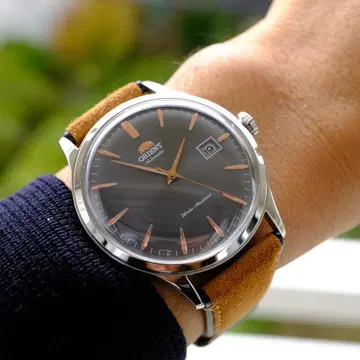 Orient Bambino 자동 시계 다크 그레이