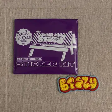 BE:FIRST 시크릿 모코모코 자수 스티커 BESTY