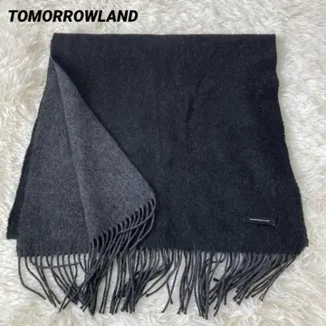 투모로우랜드 머플러 투톤 2way 블랙 그레이 블랙