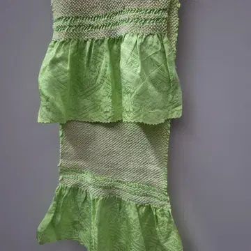 성인식 후리소데 오비 장식 천 순수 실크 오비 장식 천 총 조임