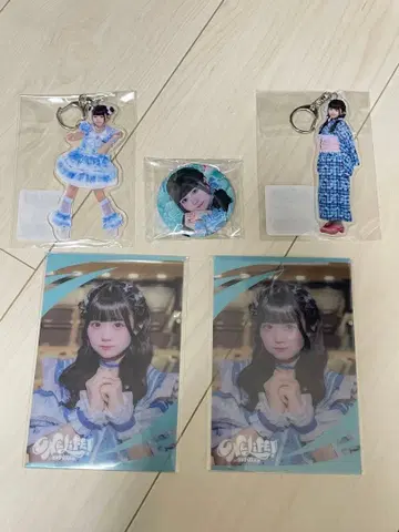 iLiFE! 무지개 깃털 미니 아크릴 키링 캔뱃지 클리어 카드