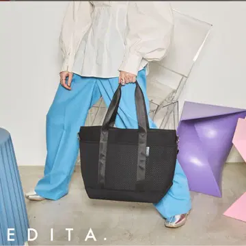 새상품급 EDITA edt-055 네오프렌 토트백