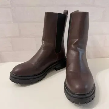 [ 새상품급 ] pure taffy 사이드 고어 부츠 (M) 브라운