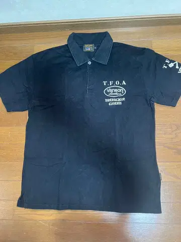 vanson 스컬 디자인 피케 셔츠 XL