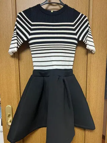 셰리에 원피스 shellerboarderknitdocking dres