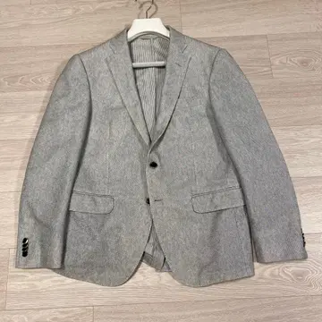 23 HOMME 그레이 화이트 테일러드 자켓