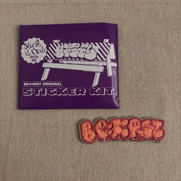 BE:FIRST 시크릿 복슬복슬 자수 스티커 BE:FIRST