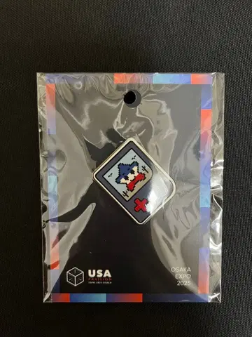 2025 오사카 간사이 박람회 미국관 핀 배지