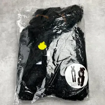 새상품 파이널 판타지 XIV 후드 부착 머플러 스건 블랙