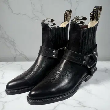 EL CANELO 멕시코제 사이드 고어 반지 웨스턴 부츠 여성용