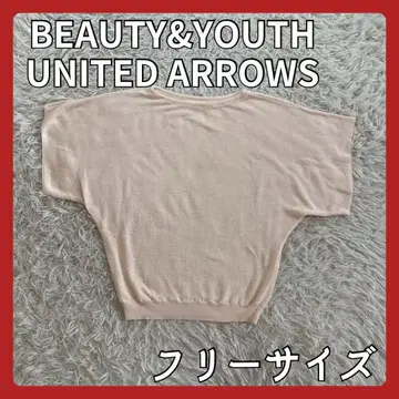 [ 새상품급 ] 썸머 니트 뷰티 앤 유스 유나이티드 애로우즈 라이트 핑크