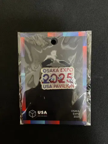 2025 오사카 간사이 박람회 미국관 핀 배지