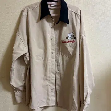 스누피 긴팔 셔츠