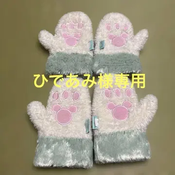 Gelatoni 미튼형 장갑 고양이 디자인