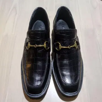 블랙 라보키고시 웍스 가죽 로퍼