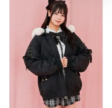 Secret Honey 퀼팅 MA1풍 블루종