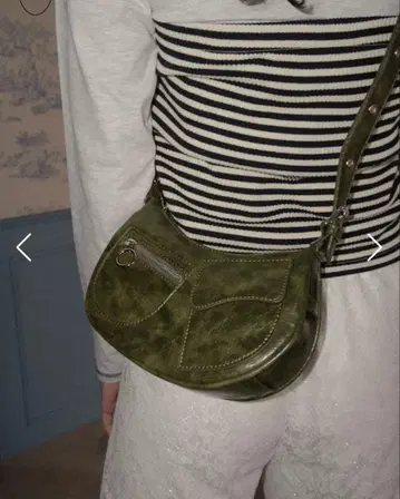 openclose 빈티지 액센트 2way 백 한국 y2k