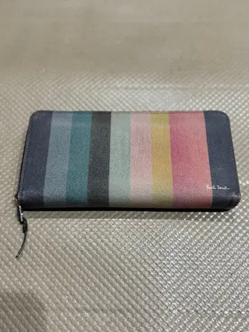 Paul Smith 스트라이프 패턴 장지갑 멀티 컬러
