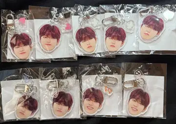 TREASURE 얼굴 아크릴 키링 정우 희로애락