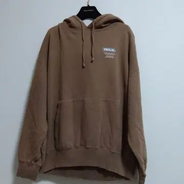 밀크 페도 풀오버 후드티 베이지 오버 사이즈 F