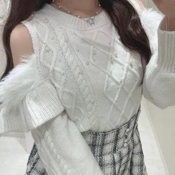 evelyn 샤기 컷 니트